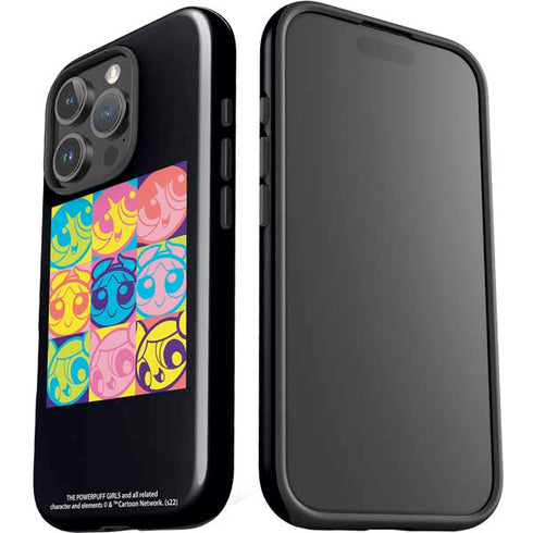 Cartoon Network Powerpuff Girls Neon iPhone 16 Pro Impact Case